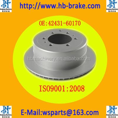 China Gray Iron 42431-60170 Car Brake Disc Rotors for Toyota for sale