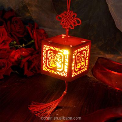 China Chinese style 3d three-dimensional light and shadow paper carving lantern style creative handmade antique art n paper silhouette for sale