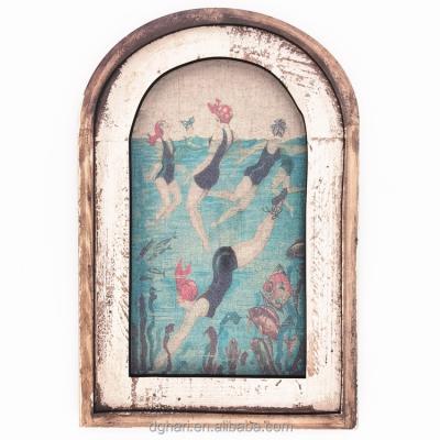 China European and American minimalist style series of paintings, retro porch paintings bedroom wall hangings decorative wall photo frames, because for sale