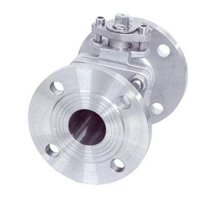 China General American Standard Stainless Steel Ball Valve Flange Two Way Ball Valve for sale