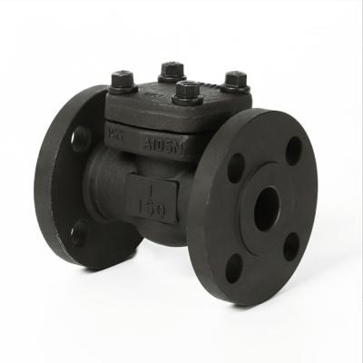 China A105 General Forged One Way Manual Lift Type Steel Check Valve Flange Type Check Valve for sale