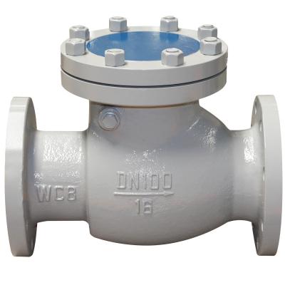 China General Flange Check Valve Swing Cast Steel Check Valve Swing Check Valve for sale