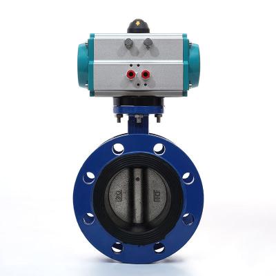 China General Pneumatic Flange Butterfly Valve Flange Pneumatic Butterfly Valve for sale