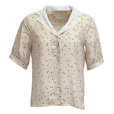 China New Product Hot Selling Ladies Summer Fashion Design Casual Tops MOU for sale