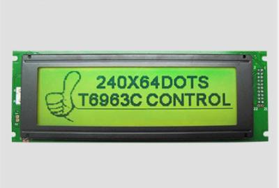 China 240*64 Módulo LCD de matriz de puntos gráficos Pantalla monocromática paralela 5v/3.3v IC de control T6963 en venta