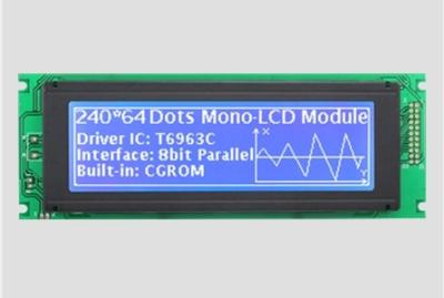 중국 240*64 그래픽 LCD 모듈 LCM LCX24064A 평행 5V T6963/RA6963A 호환 판매용