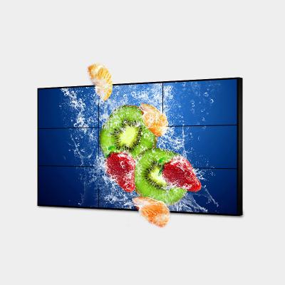 China 55 inch 3x3 hd 4k lcd indoor freestanding video wall screen for advertising display for sale