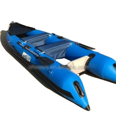 China Aluminum Alloy Outstanding PVC Panel Small Quality Inflatable Rubber Dinghy For Fishing for sale