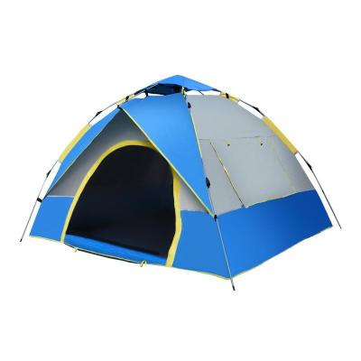 China New Arrival Outdoor Sport Family 3-4 Person House Quick Automatic Pop Up Extended Type Camping Tent for sale