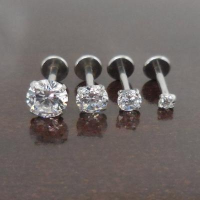 China 18g Gothic 2, 3, 4 or 5mm Tragus Earring Jewelry 1/4