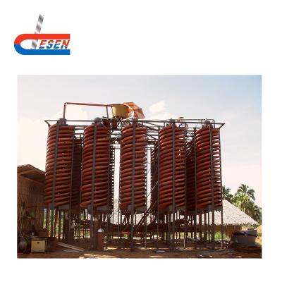 China High performance best price chrome ore spiral chute / mining machinery spiral Chute for sale