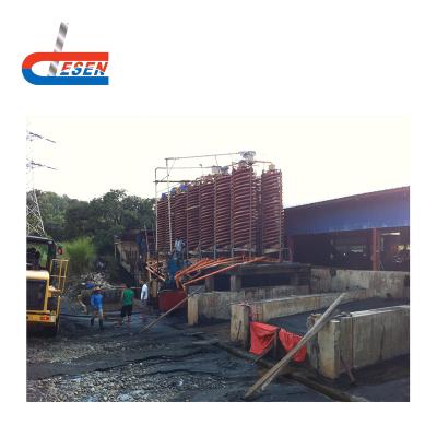 China Chrome Mineral Concentrate Spiral Chute for Material Handling DESEN Manufacturing Plant for sale