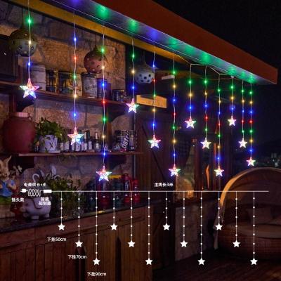 China Faceted cover Wholesale High Quality Commercial Lighting Warm White Led Christmas curtain Lights for sale