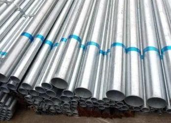 China Galvanized Steel Pipe Third Party Inspection Accepted 0.4-2.0mm Thickness for sale