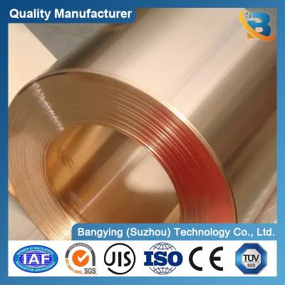 China Bright Surface 12mm C19400 C11000 Red Copper Strip Coils with C1100 Material for sale