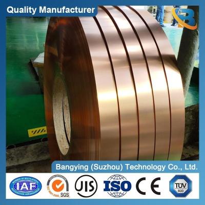 China 99.99 Pure Copper Strip Coil Copper Tape Roll for Food and Beverage Industry for sale