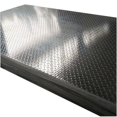 China 1060 H24 3003 5052 Quadrierte, geprägte, Diamant-Aluminium-Streifenplatte Anpassungsmuster zu verkaufen