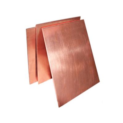 China 99.99% C12200 C2800 C11000 Copper Sheet T1 2mm 3mm Custom Size for sale