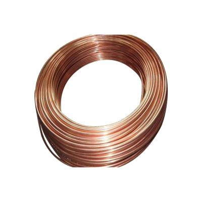 China C11000 C12200 Tubo de cobre aislado de 99% de pureza tubo de latón recto tubo de panqueques bobina tubo de cobre para refrigerador de aire acondicionado en venta