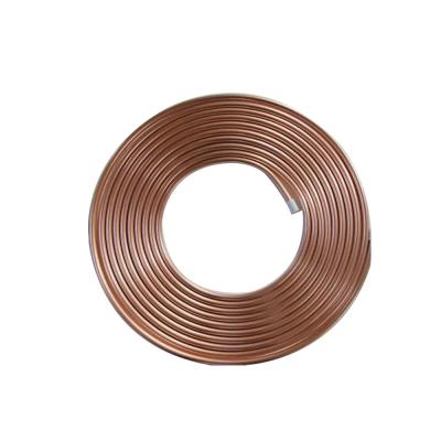 China 1/2 3/4 Copper Coil Pipe Ac Air Conditioner Copper Tube 3/8 Rolling Pancake Copper Pipe for sale