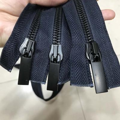 China Viable Eclair Fermuar Cierres De Ropa de Ropa Cremalleras Textil Metalicas Metal Open End Zipper Rolls Cierres Para Jeans Closure for sale