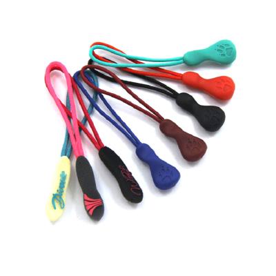 China China Durable Professional Custom Rubber Soft Silicone PVC Zipper Puller For Bag Garment Handbag for sale