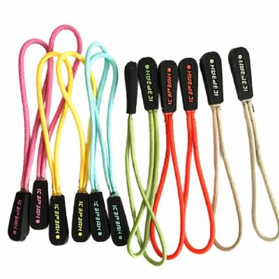 China Factory Direct Sale Fancy Durable Rubber Slider Custom Zipper Pulls PVC For Costume/bag for sale