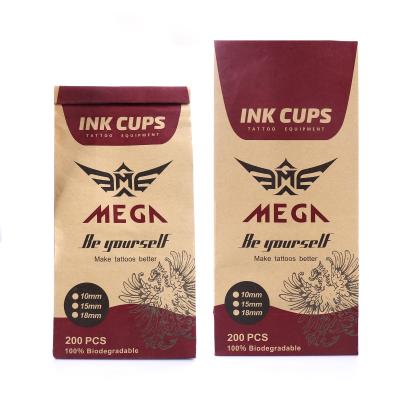 China Disposable Studio Tattoo Ink Cup Eco - Friendly Degradable Ink Cup for sale