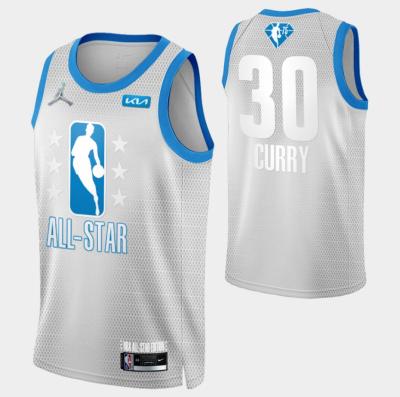 China New Breathable All Stars Basketball Stars Debtor Famous Curry Tank Top High Quality Heat Press All Stars Basketball Vest for sale