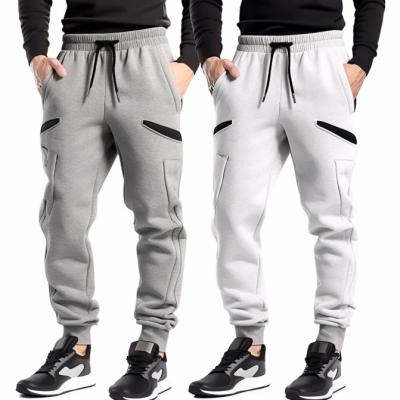 China Custom Anti-Wrinkle Mens Gym Pants With Phone Pockets Running Sports Joggers Gym Pants Workout Pants Sweatpants for sale