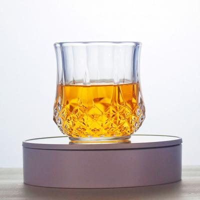 China Old Fashioned Whiskey Glasses Wholesale Bourbon Whiskey Stones Whiskey Glass Marble Tumbler Double Wall Glass for sale