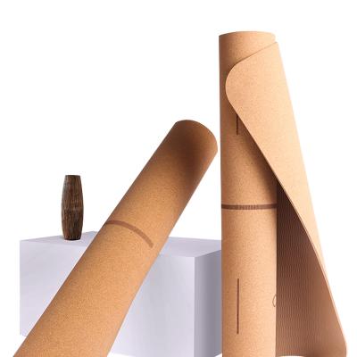 China home wholesale etc. Customized Cork Material Gym Fitness Sets Comfortable Eco-Friendly Yoga Mat for sale