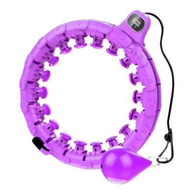 China Hot Selling Adjustable Hoola Hola Ring Hoop Weighted Smart Hula Plastic Ring Adults Digital Polynesian Dance Kids Fitness Polypro Led 2kg Asda for sale