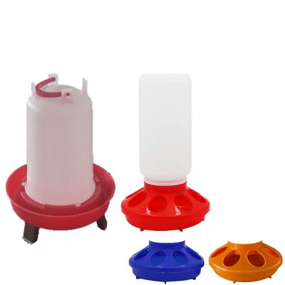 China Durable Baby Chick Feeder Waterer Kit Poultry Watering Cups Feeding Bowl Chicken Drinkers for sale