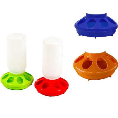 China Poultry Feeder and Drinker Chicken Feeder and Waterer Set, 1 Liter Chick Feeder and 1 Liter Chick Waterer for Poultry for sale