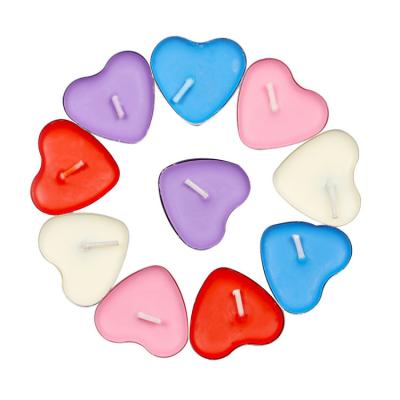 China Wholesale Flameless Customize Organic Heart Shape Scented Candles for sale