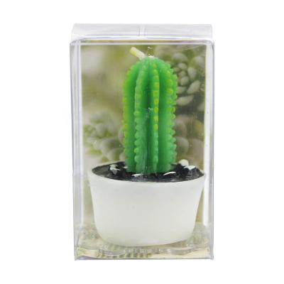 China Green Plant Flameless Whole Artificial Candle Factory Sale Succulent Candle For Birthday Party Wedding Decoration for sale