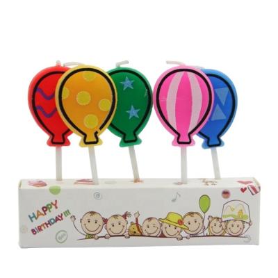 China Birthday Party Flameless Cheap Colorful Cake Price Decorative Candle for sale