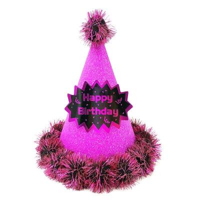 China ODM Welcomed Best Multicolor Happy Birthday Party Hat For Kids for sale