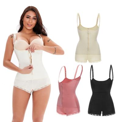 China Fajas Private Label Shapewear Breathable Female Corset Bodysuit Seamless Body Shapers for sale