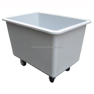 China Hospital Wheeled Laundry Carts with 5 inch wheels for sale