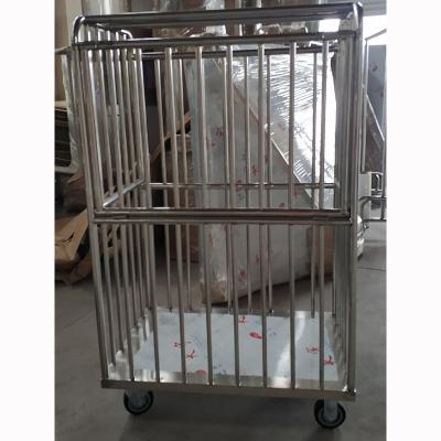 China Stainless Steel Stainless Steel Laundry Trolley for sale