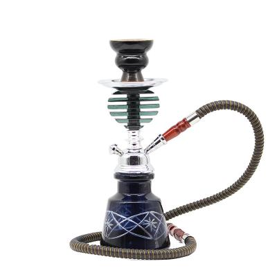 China Glass Wholesale Portable Acrylic Glass Hookah Fruit Flavor Arab Hookah Cup Small Hookah Set for sale