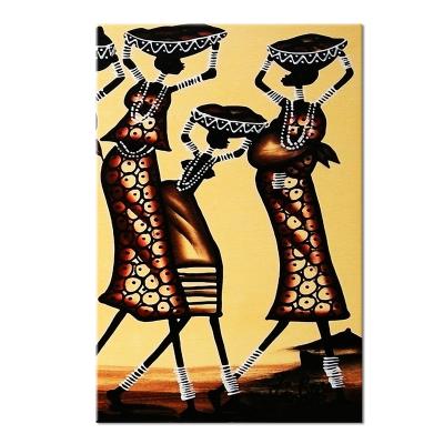 China Abstract Abstract Art African Woman Canvas Painting for sale