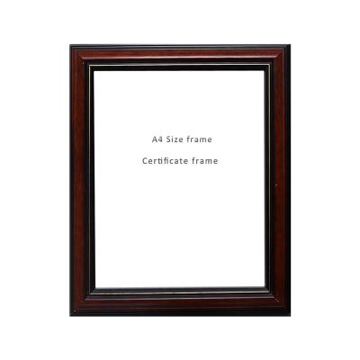 China Modern Wholesale Collage Diploma Picture Photo A4 Wooden Certificate Frame for sale