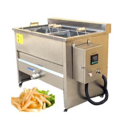 China Industrial Vegetable Fruit Chicken Restaurant Two-cylinder Deep Fryer Machine Batch Food Frying Machine for sale