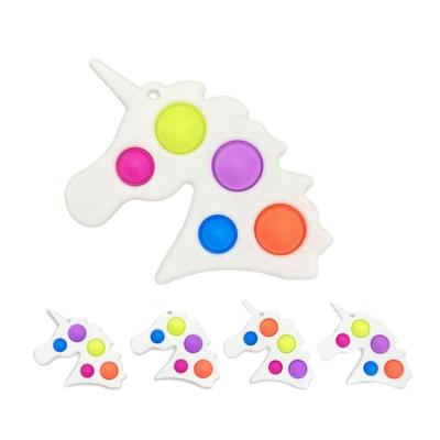 China Dimple Unicorn Fidget Toy Autism Special Simple Functional Needs Stress Reliever Compression Kids Sensory Adults for sale