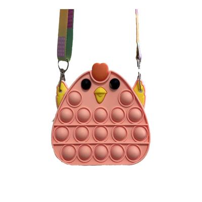 China Popite Toy Women Sensory Antistress Push CL274 Bubble Shoulder Bag Material Toys Bag Eco-Friendly Toddler Bag Toy for sale