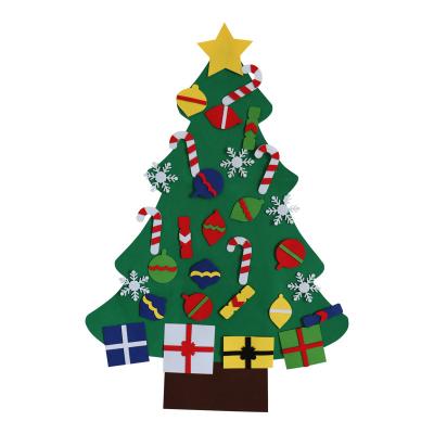 China Hot Selling Christmast Ornament Good Quality Christmas Decoration Pendant Felt Prickly Christmas Tree for sale