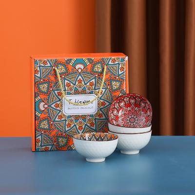 China Bohemian Tableware Dinnerware Set Trendy Corporate / Gift Bohemian Promotional Items for sale